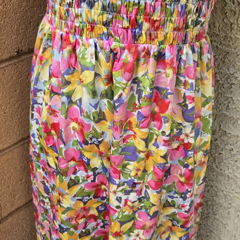 ASTR The Label Smocked Fully Lined Floral Maxi Dress - Picture 6 of 11